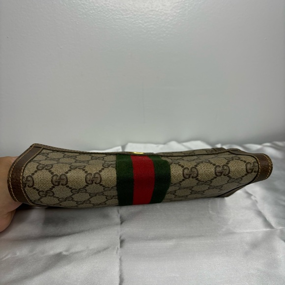 Gucci Web Sherry Line Clutch - Picture 7 of 11